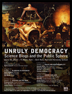 Unruly Democracy event poster