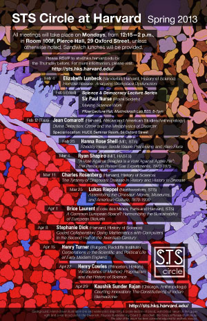 STS Circle schedule poster